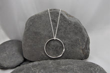 Load image into Gallery viewer, Rolling Waves Statement Hoop Necklace