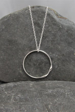 Load image into Gallery viewer, Rolling Waves Statement Hoop Necklace