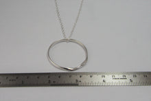 Load image into Gallery viewer, Rolling Waves Statement Hoop Necklace