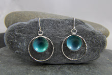 Load image into Gallery viewer, Rock Pool Dangly Earrings