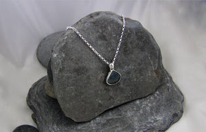 Pear shaped Blue Sapphire Necklace