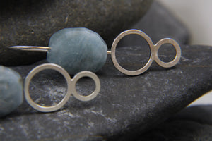 Aquamarine drop earrings