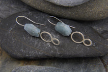 Load image into Gallery viewer, Aquamarine drop earrings