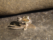 Load image into Gallery viewer, Christmas Reindeer Lapel Pin - Lucy Symons Jewellery