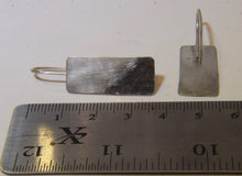 Load image into Gallery viewer, Reflections on the Sea Rectangular Drop Earrings - Lucy Symons Jewellery