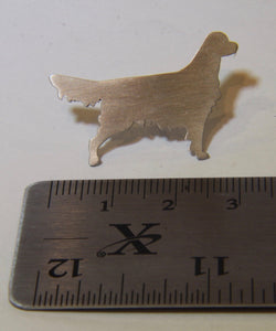 Golden Retriever Lapel Pin - Lucy Symons Jewellery