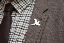 Load image into Gallery viewer, Pheasant in Flight Lapel Pin - Lucy Symons Jewellery