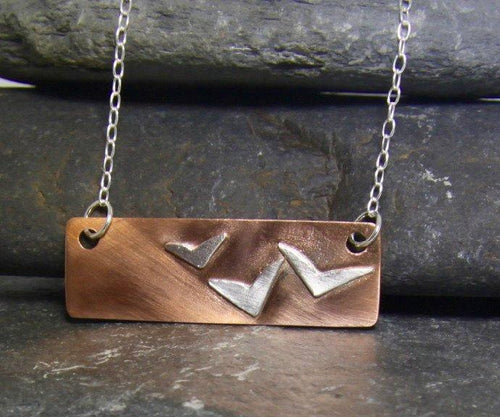 Soaring High at Sunset Necklace - Lucy Symons Jewellery
