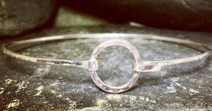 Circle Clasp Bangle - Lucy Symons Jewellery