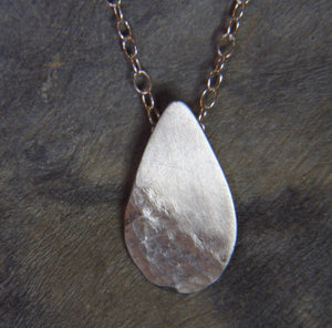 Reflections on the Sea Tear Drop Pendant - Lucy Symons Jewellery