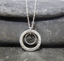 Load image into Gallery viewer, Double Circle Pendant - Lucy Symons Jewellery