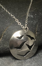 Load image into Gallery viewer, Flock of Seagulls Pendant - Lucy Symons Jewellery