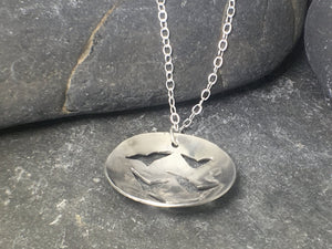 Flock of Seagulls Pendant - Lucy Symons Jewellery