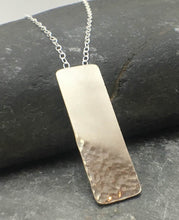 Load image into Gallery viewer, Reflections on the Sea Rectangular Pendant - Lucy Symons Jewellery