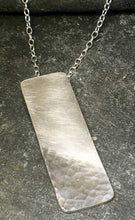 Load image into Gallery viewer, Reflections on the Sea Rectangular Pendant - Lucy Symons Jewellery