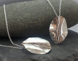 Leaf pendant - Lucy Symons Jewellery