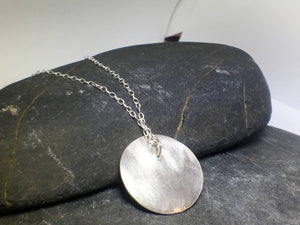 Reflections on the Sea Disc Pendant - Lucy Symons Jewellery