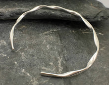 Load image into Gallery viewer, Rolling Waves Cuff Bangle - Lucy Symons Jewellery