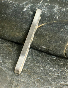 Hand Engraved Tie Clip - Lucy Symons Jewellery