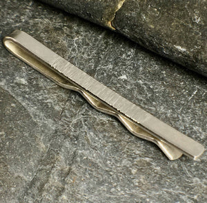 Hand Engraved Tie Clip - Lucy Symons Jewellery
