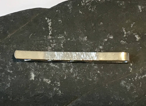 Hand Engraved Tie Clip - Lucy Symons Jewellery