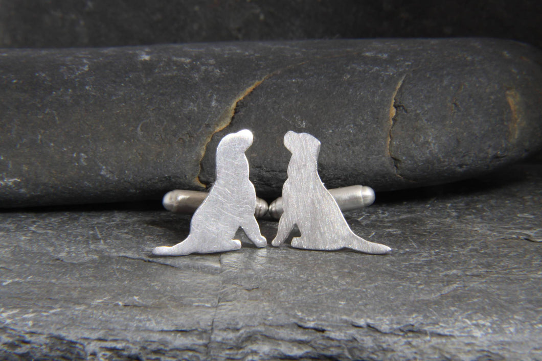 Labrador Retriever Cufflinks - Lucy Symons Jewellery