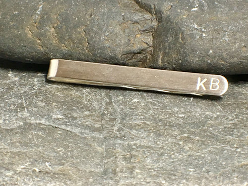 Personalised Tie Clip - Lucy Symons Jewellery