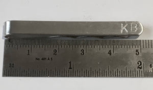 Personalised Tie Clip - Lucy Symons Jewellery