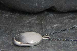 Tourmilated Quartz Pendant - Lucy Symons Jewellery