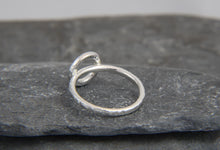 Load image into Gallery viewer, Hammered Circle Ring - Lucy Symons Jewellery