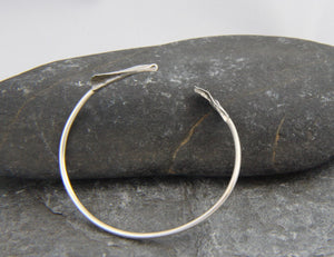 Leaf Bangle - Lucy Symons Jewellery