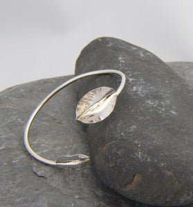 Leaf Bangle - Lucy Symons Jewellery