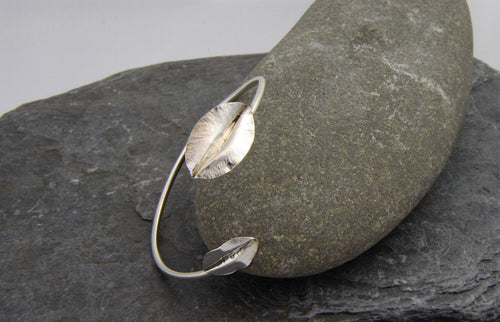 Leaf Bangle - Lucy Symons Jewellery