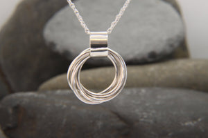 Entwined Ring Statement Necklace - Lucy Symons Jewellery