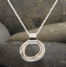Load image into Gallery viewer, Entwined Ring Statement Necklace - Lucy Symons Jewellery