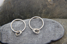 Load image into Gallery viewer, Entwined Rings Earrings - Lucy Symons Jewellery