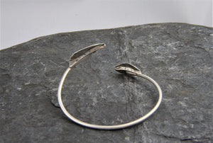 Leaf Bangle - Lucy Symons Jewellery
