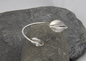 Leaf Bangle - Lucy Symons Jewellery