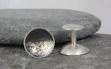 Load image into Gallery viewer, Stormy Seas Cufflinks - Lucy Symons Jewellery