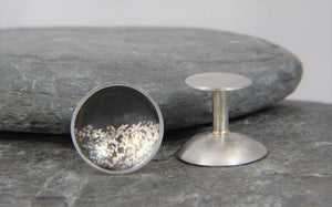 Stormy Seas Cufflinks - Lucy Symons Jewellery