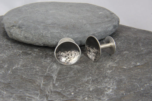 Stormy Seas Cufflinks - Lucy Symons Jewellery