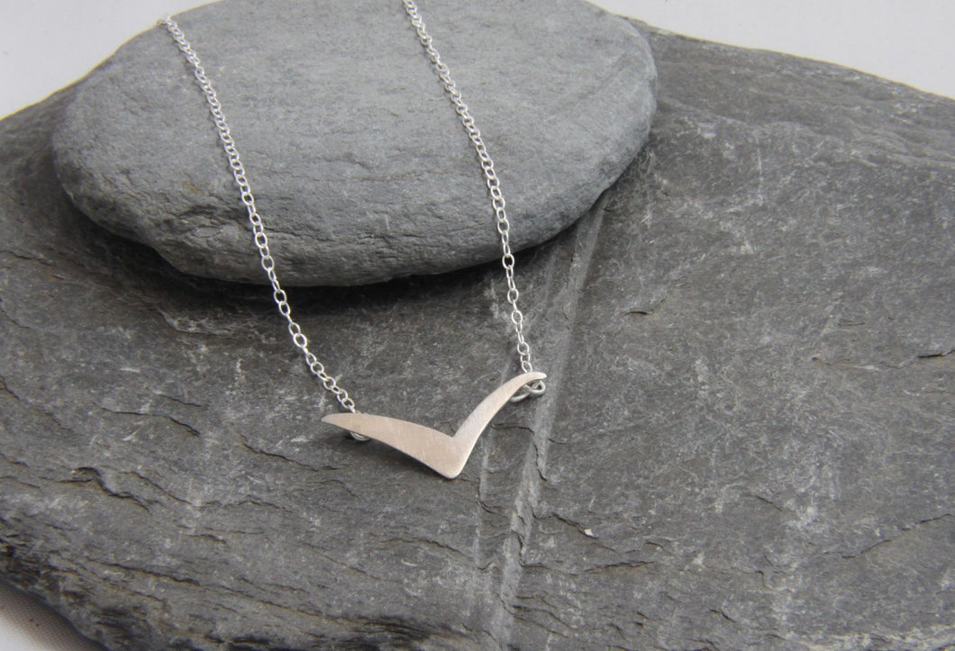 Soaring High Seagull Necklace - Lucy Symons Jewellery