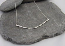 Load image into Gallery viewer, Rolling Waves Bar Necklace - Lucy Symons Jewellery
